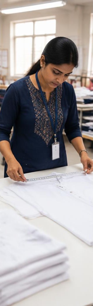 Quality Check in apparel production